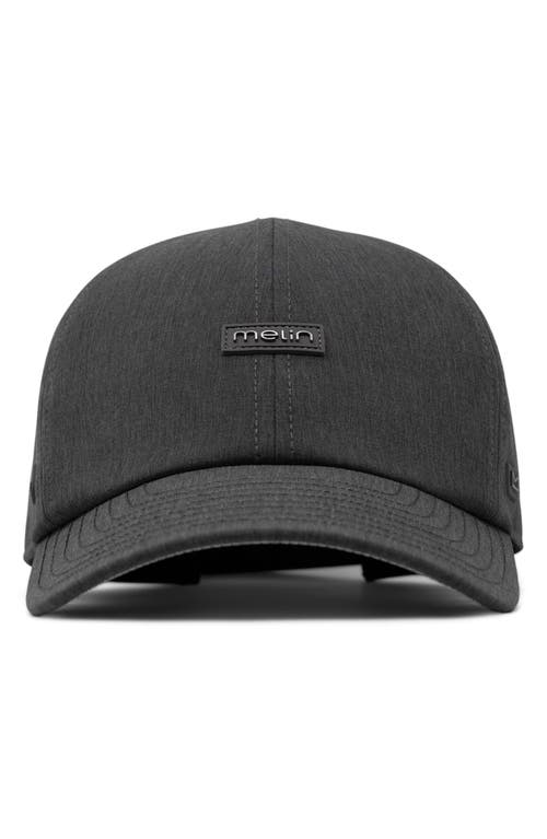Melin Legend Hydro Performance Dad Hat In Heather Charcoal