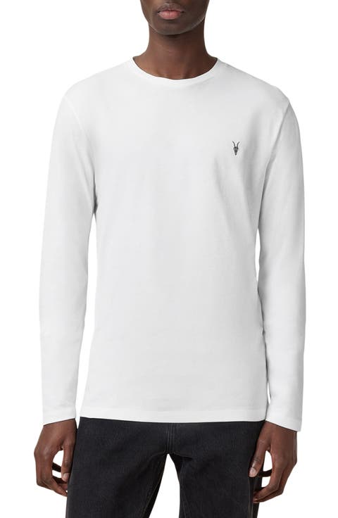 Brace Long Sleeve Cotton T-Shirt