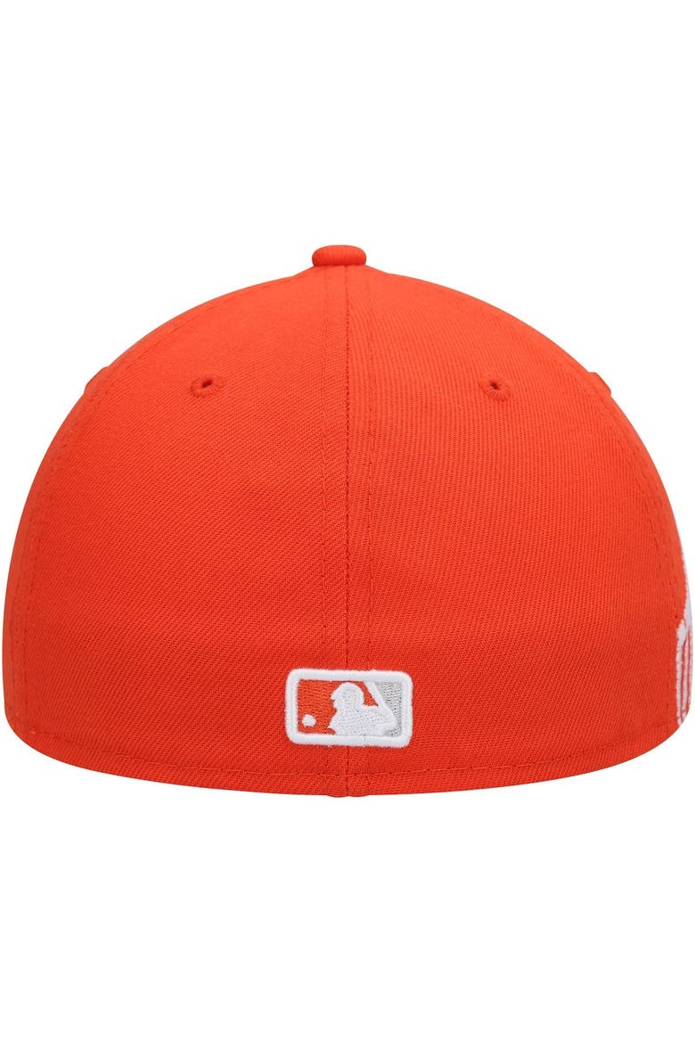 Men's New Era Orange San Francisco Giants City Connect Low Profile 59FIFTY Fitted Hat, Alternate, color, Orange