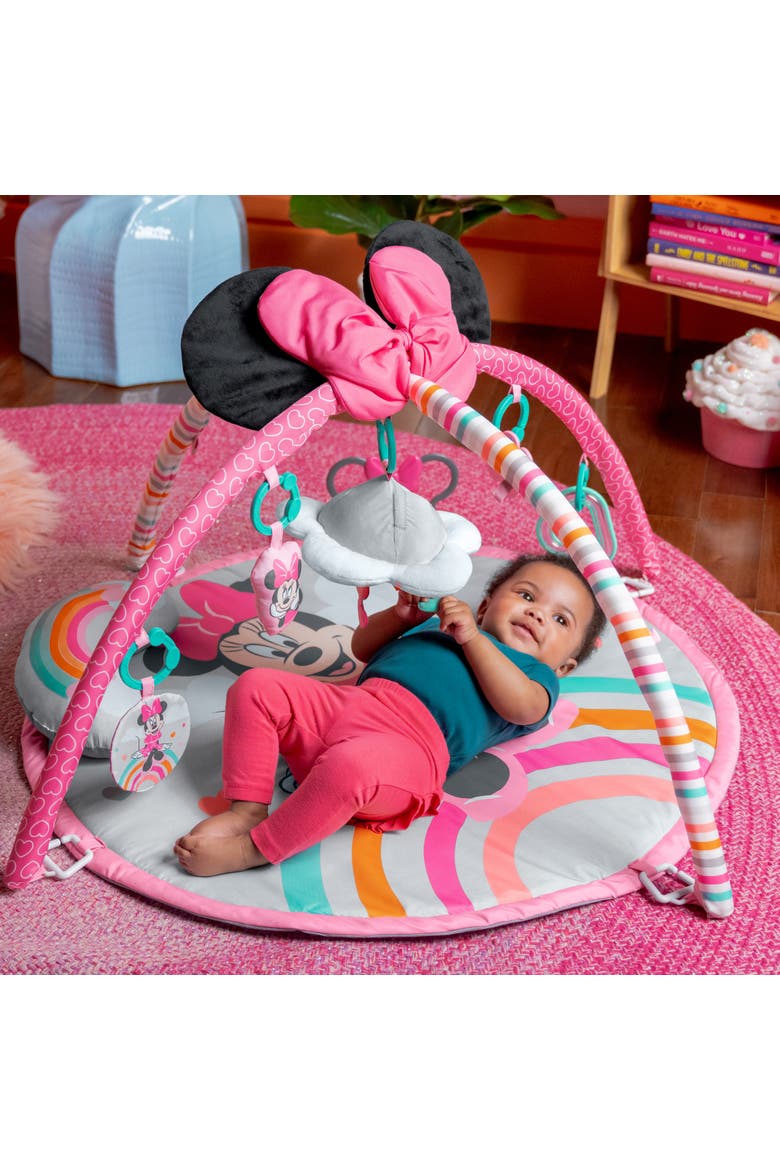 Disney Baby MINNIE MOUSE Forever Besties Activity Gym, Alternate, color, PINK