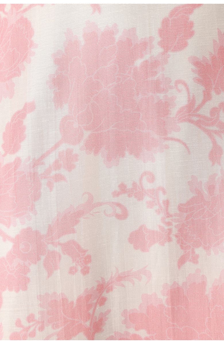 Petal & Pup Rori Floral Ruffle Cutout Dress, Alternate, color, Pink Floral