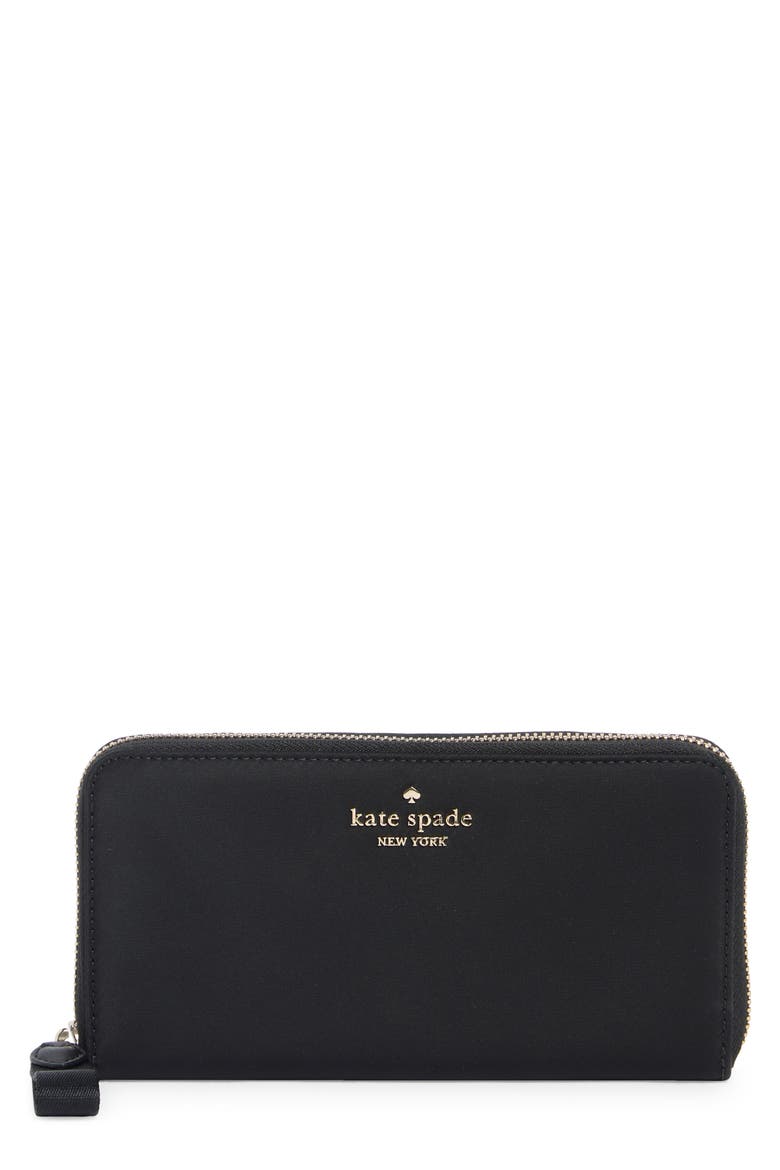 chelsea large continental wallet, Main, color, BLACK