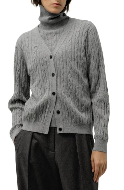 Lilysilk Cable-knit Baby Cashmere Cardigan In Multi