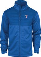 DUNBROOKE Men's Dunbrooke  Heather Royal Texas Rangers Explorer Full-Zip Jacket