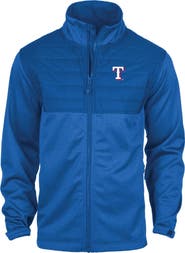 DUNBROOKE Men's Dunbrooke Heather Royal Texas Rangers Explorer Full-Zip Jacket