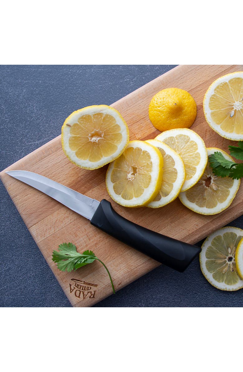 Rada Cutlery 4.375-Inch Super Parer Anthem Wave Handle, Alternate, color, Black