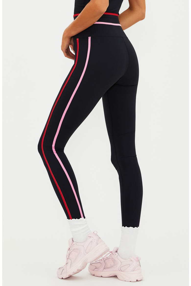 Solara Side Stripe Leggings, Alternate, color, ROYAL NOIR