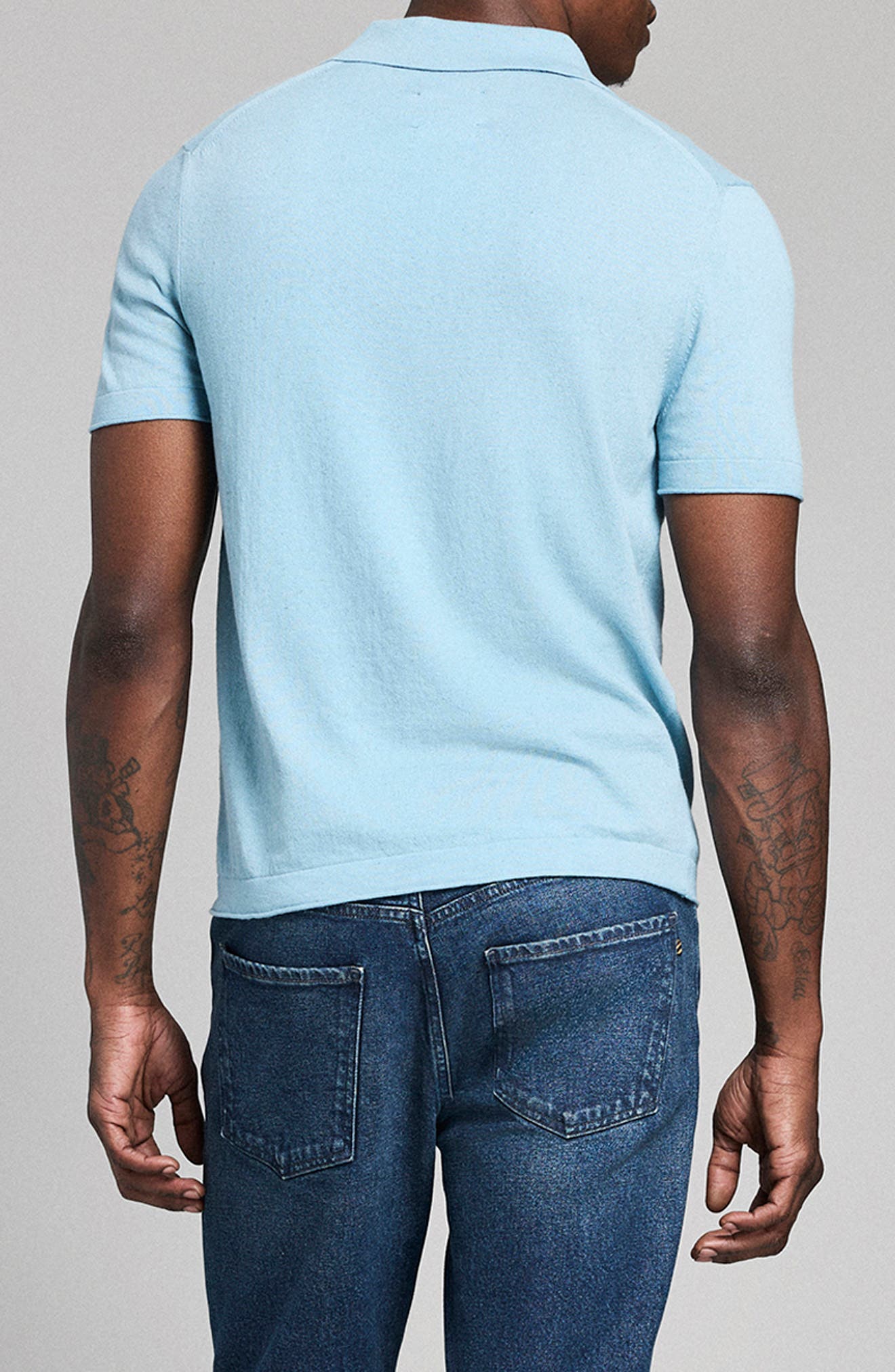 Cotton & Linen Blend Polo - image 4