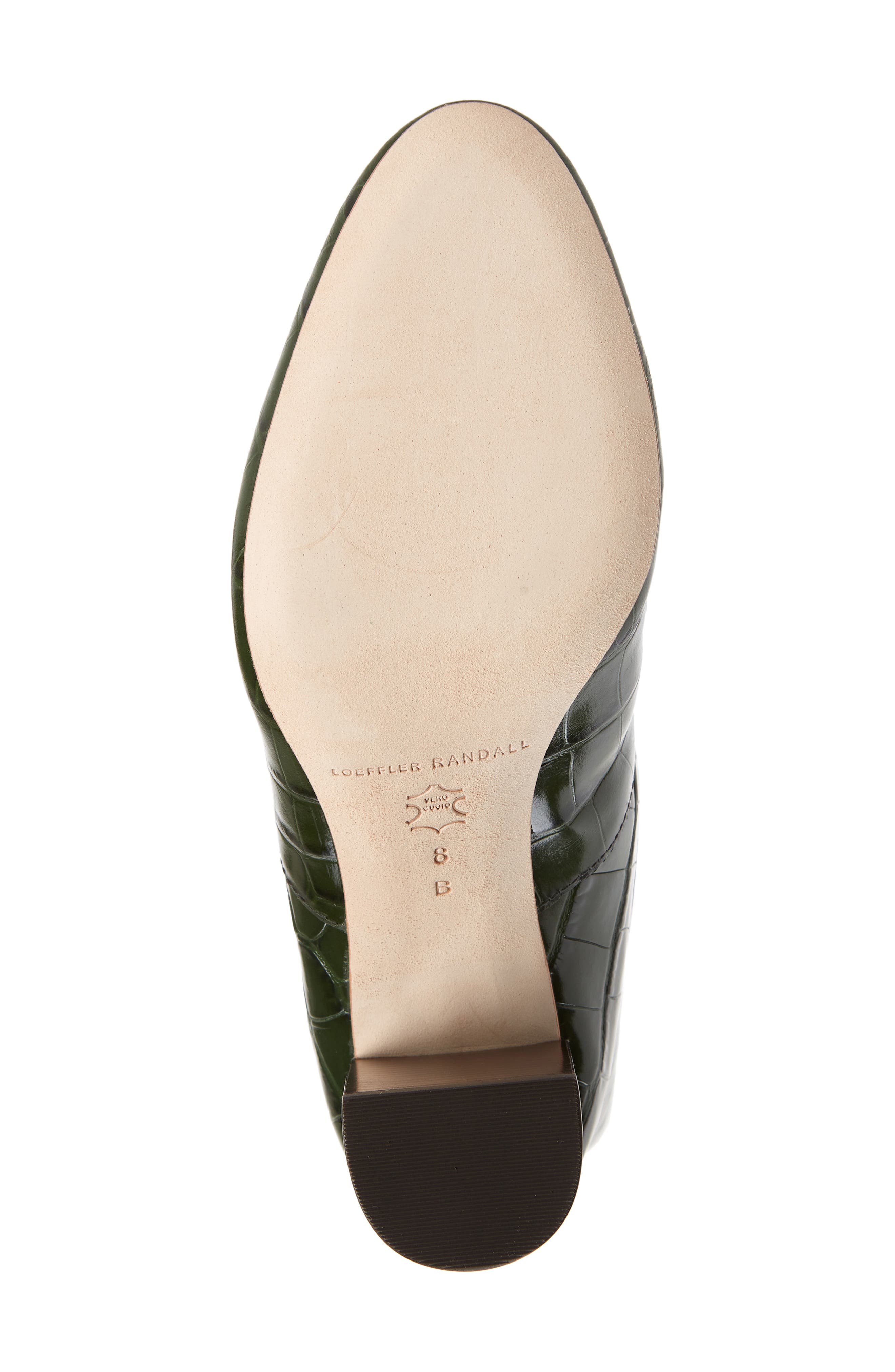 Loeffler Randall Goldy Knee High Boot, Alternate, color, Forest