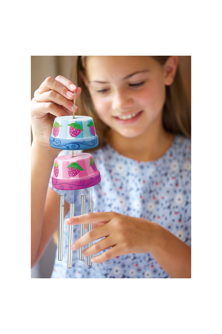 Make A Wind Chime Craft Kit, Alternate, color, Multicolored