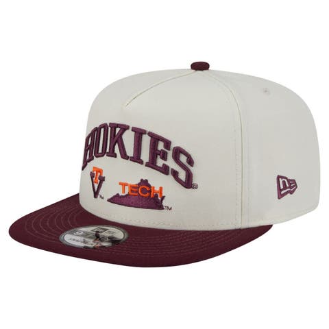Men
s New Era White Virginia Tech Hokies Collegiate 9FIFTY A-Frame Snapback Hat