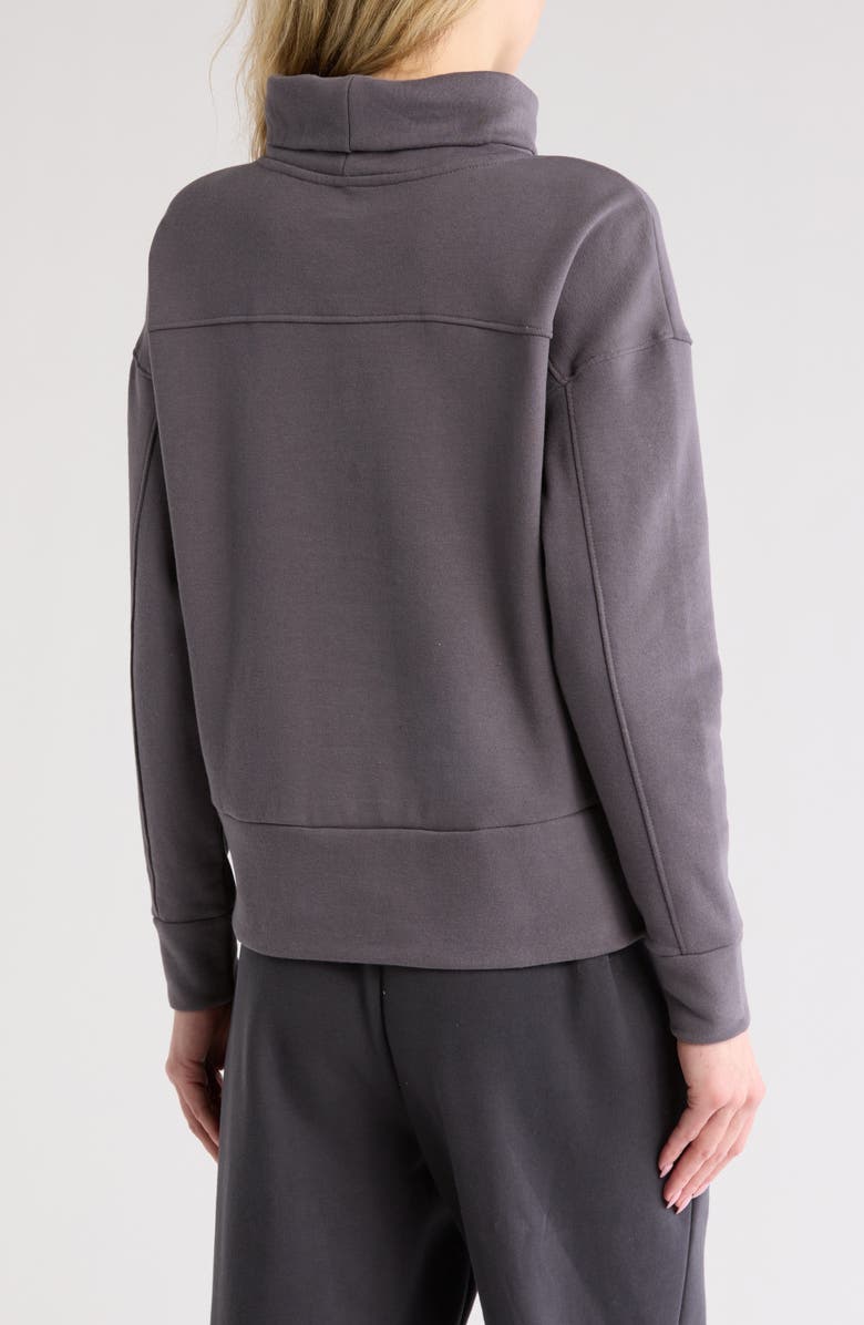 APANA Cocoon Long Sleeve Mock Neck Top, Alternate, color, Boulevard