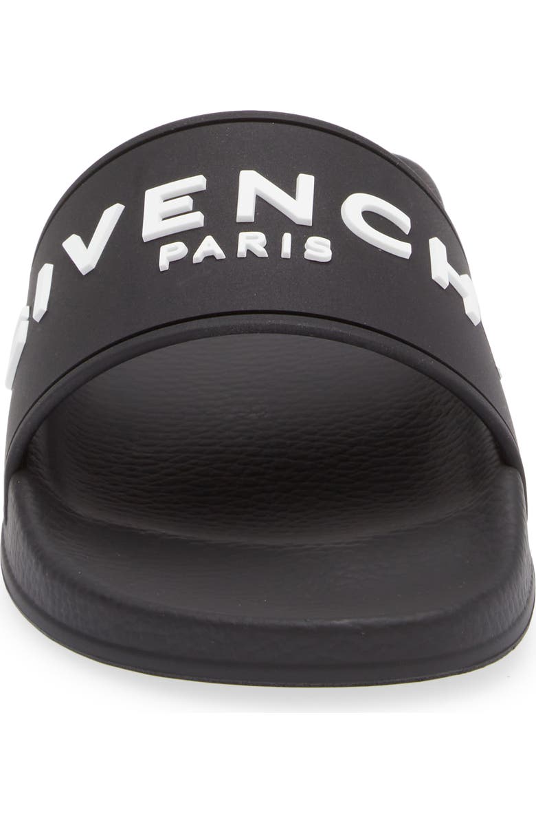 Givenchy Logo Slide Sandal, Alternate, color, Black