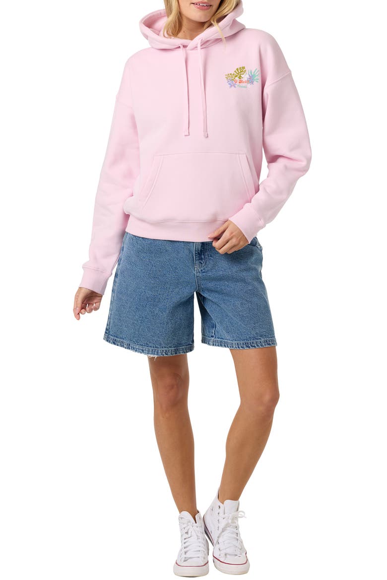 Botany Hawaii Graphic Hoodie, Alternate, color, PINK