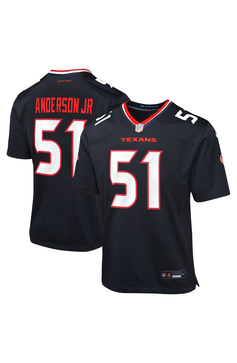 Nike Youth Nike Will Anderson Jr. Navy Houston Texans Game Jersey, Alternate, color, Navy