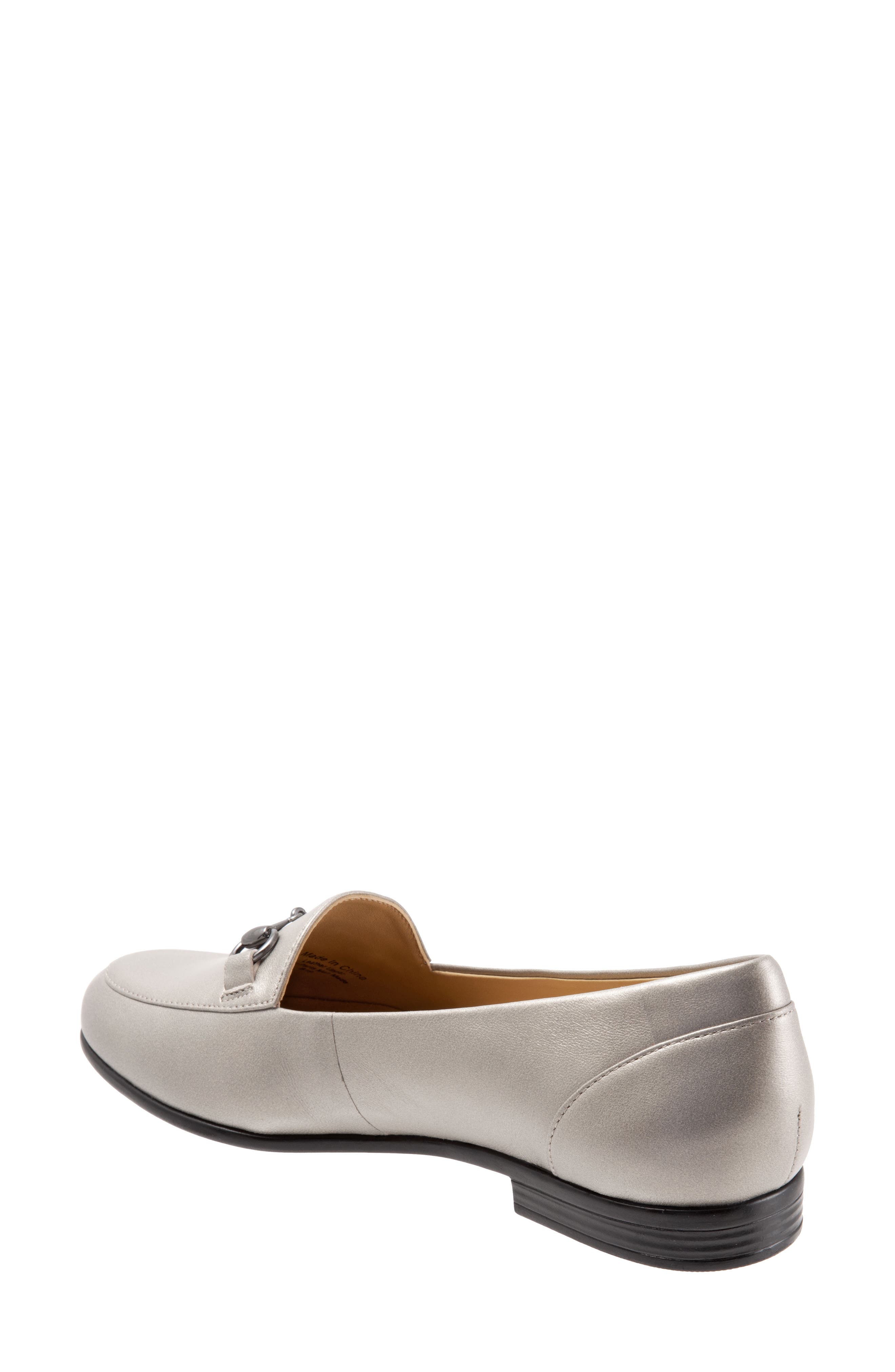 Anice Bit Loafer, Alternate, color, PEWTER LEATHER