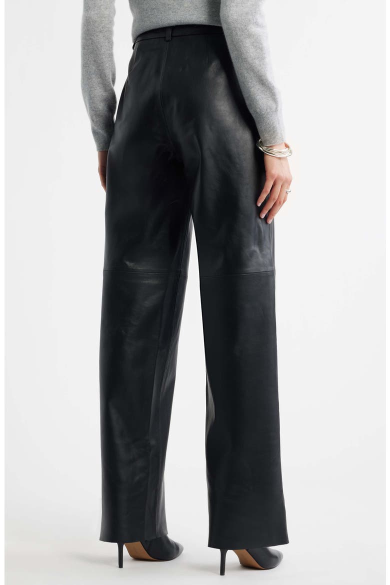 Leather Pants, Alternate, color, BLACK