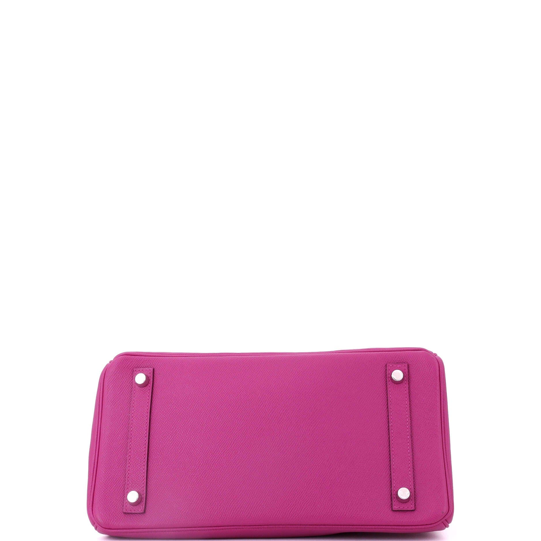 Pre-Owned Hermes Birkin Handbag Pink Epsom with Palladium Hardware 30, Alternate, color, 