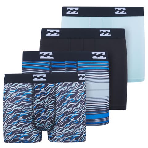 Boys Underwear 4 Pack Boxer Briefs For Boys 6-18 Durable Stretch Breathable Moisture Wicking
