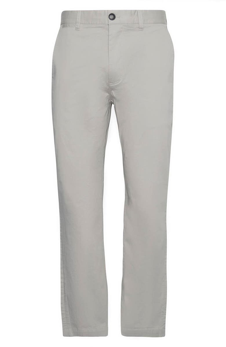 Barbour Tailored Fit Flat Front Stretch Cotton Chinos, Alternate, color, 