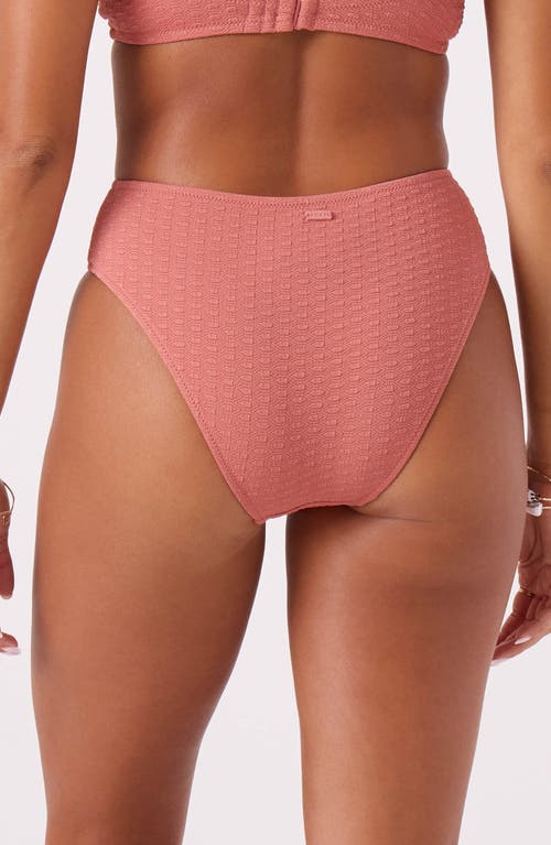 Roxy Haleiwa Hipster Bikini Bottoms In Pink