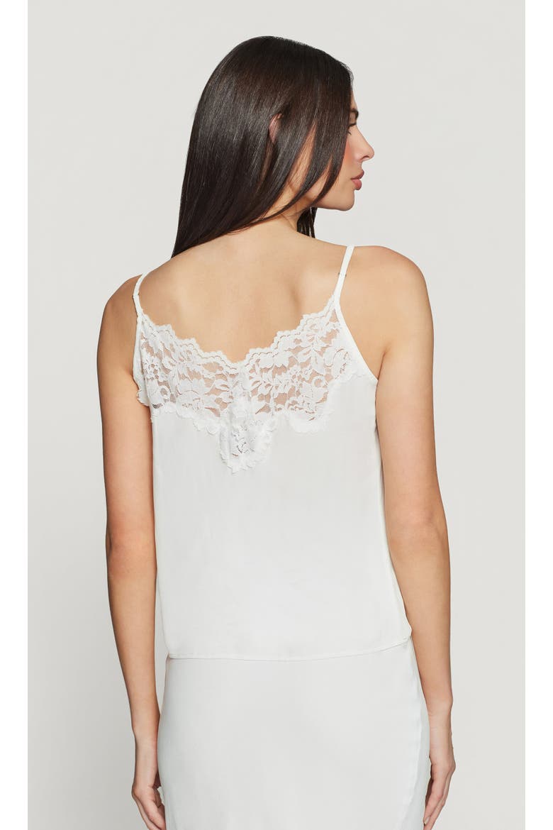 Taylee Lace Combo Cami, Alternate, color, White