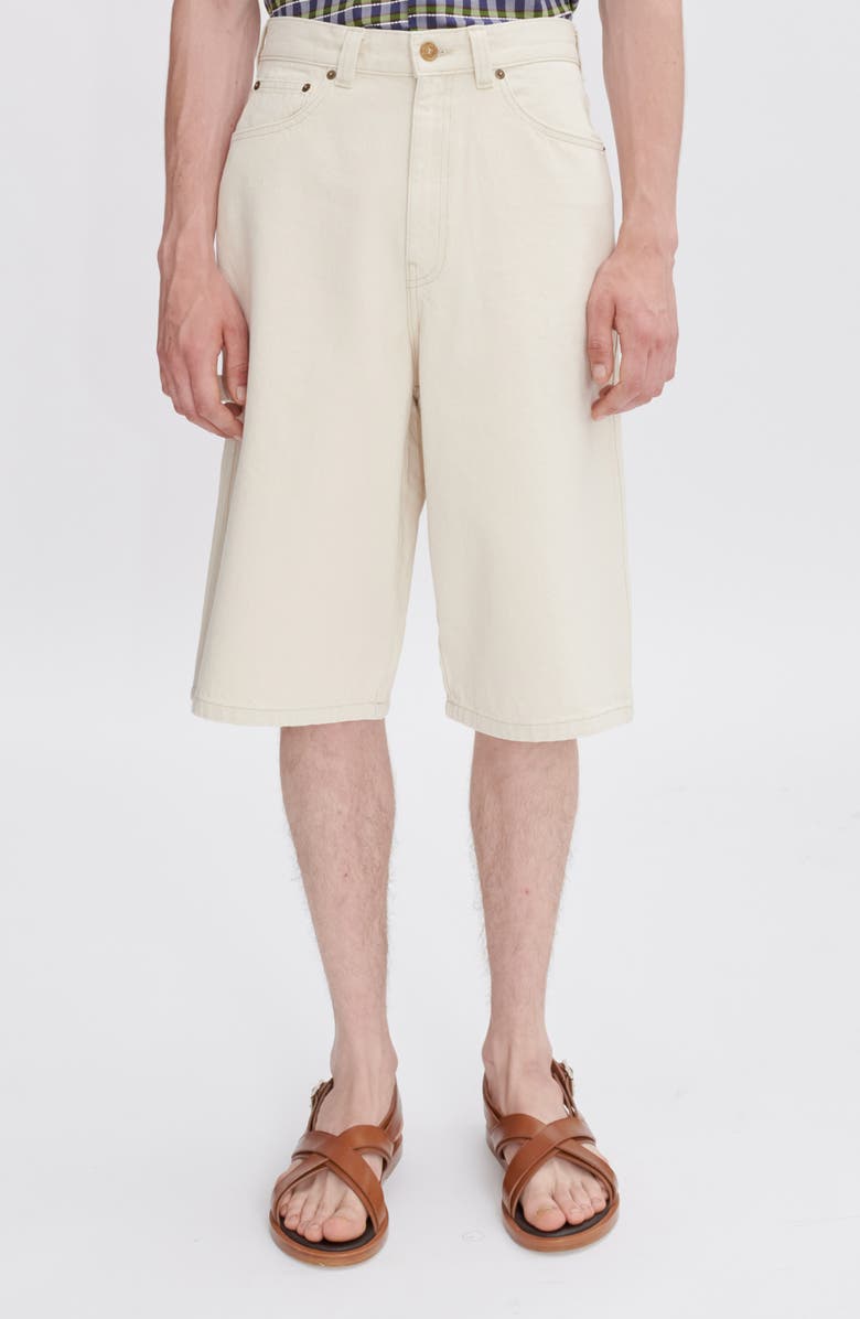 A.P.C. Westland Cotton Utility Shorts, Main, color, Aad Ecru