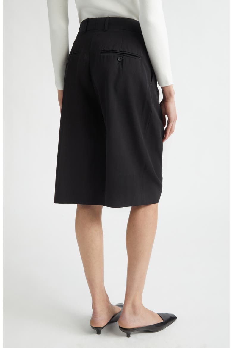 Fluid Wide Leg Shorts, Alternate, color, BLACK