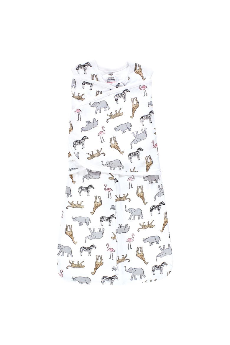 Swaddle-to-Sack Sleeper, Main, color, Modern Pink Safari