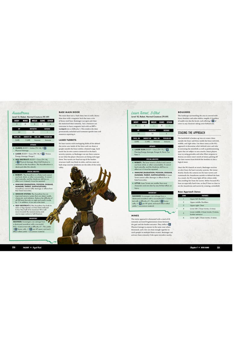 Modiphius Entertainment Fallout The Roleplaying Game - Royal Flush Quest Book, Alternate, color, Multicolored
