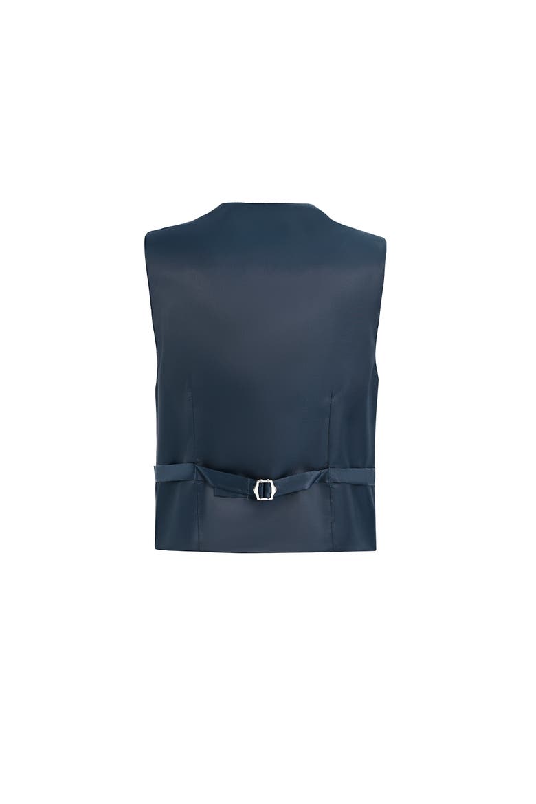 Vest & Bow Tie Set, Alternate, color, Navy