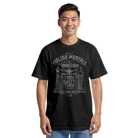 Men's Haunted Mansion Welcome Foolish Mortals T-Shirt