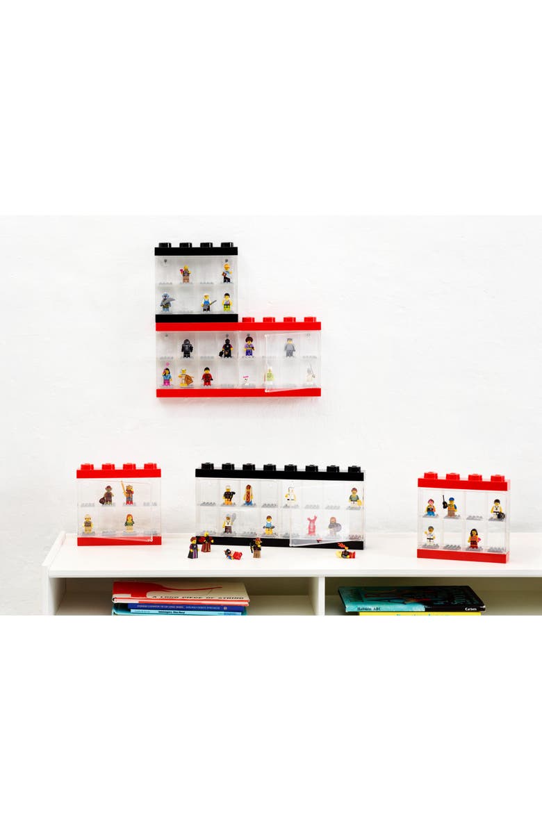 LEGO Minifigure Display Case 16, Alternate, color, Clear