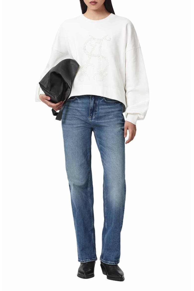 Reflex Lila Graphic Sweatshirt, Alternate, color, OPTIC WHITE