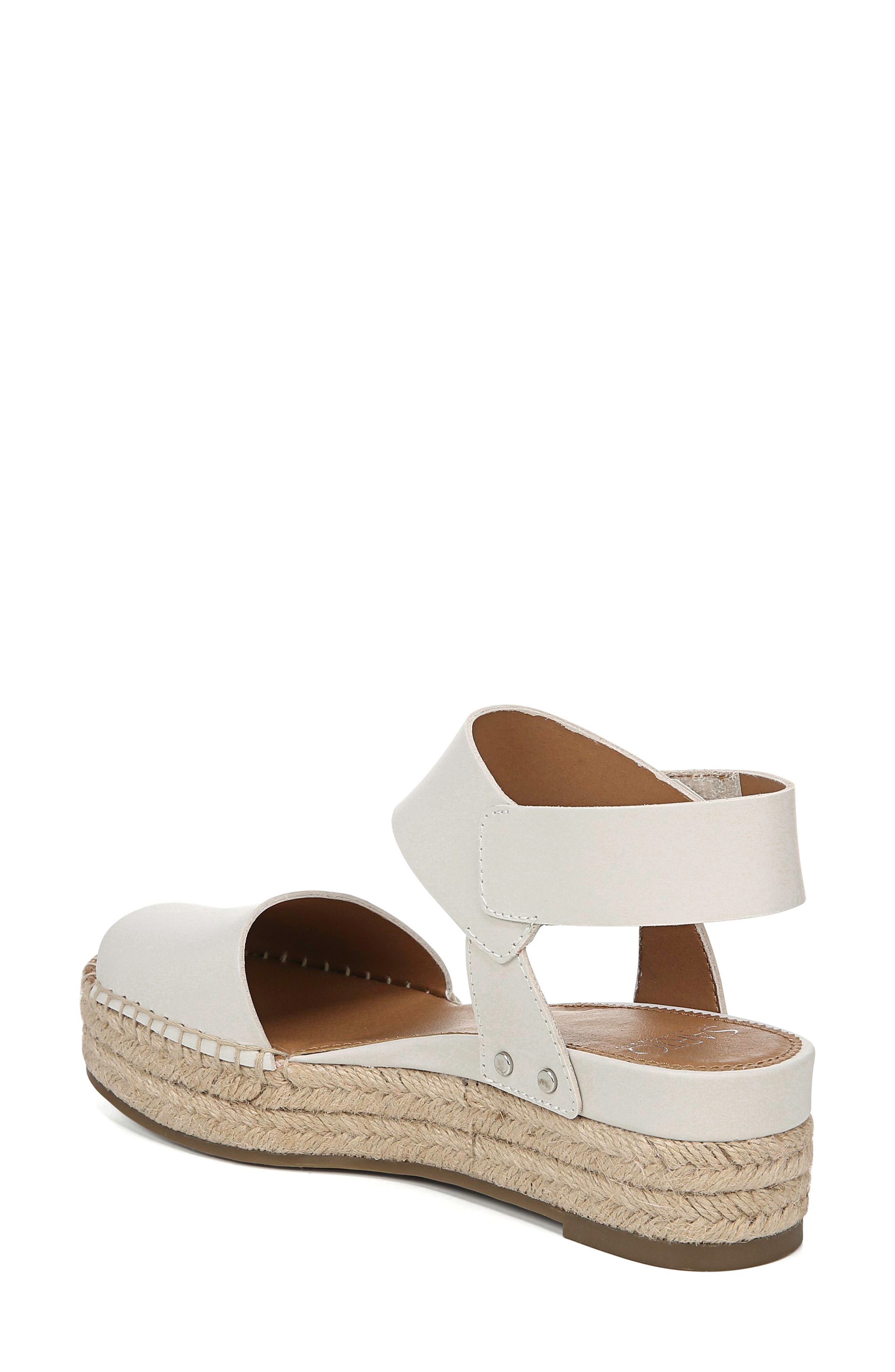 Oak Genuine Calf Hair Platform Wedge Espadrille, Alternate, color, PUTTY SUEDE