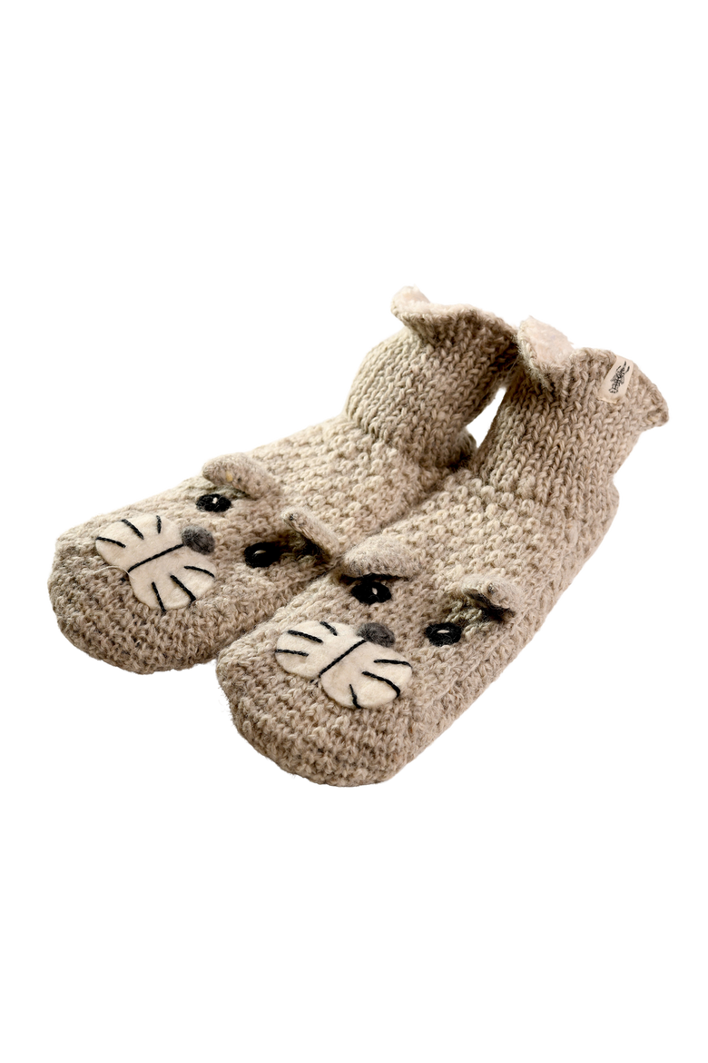 Shmil The Cat Slippers, Main, color, White