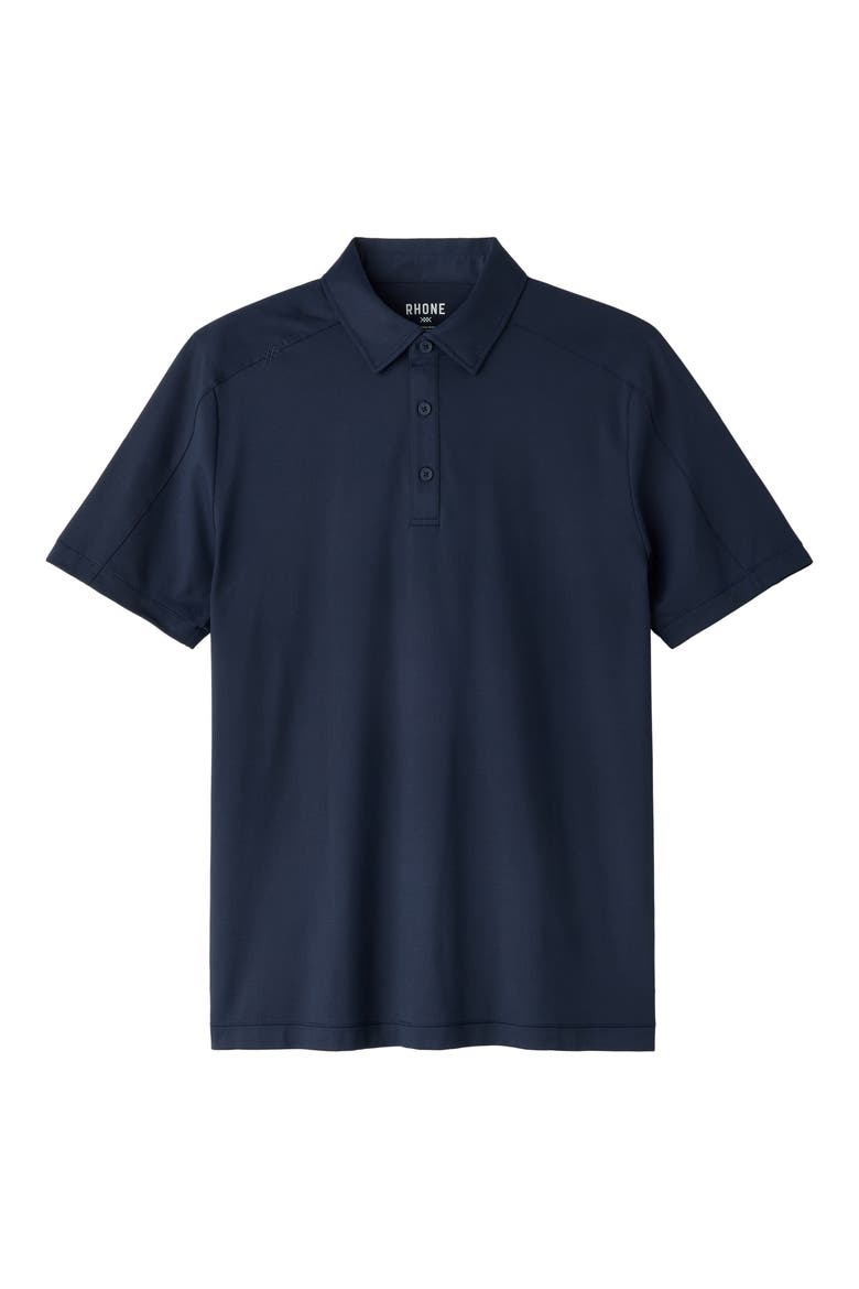 Performance Piqué Polo, Alternate, color, TRUE NAVY
