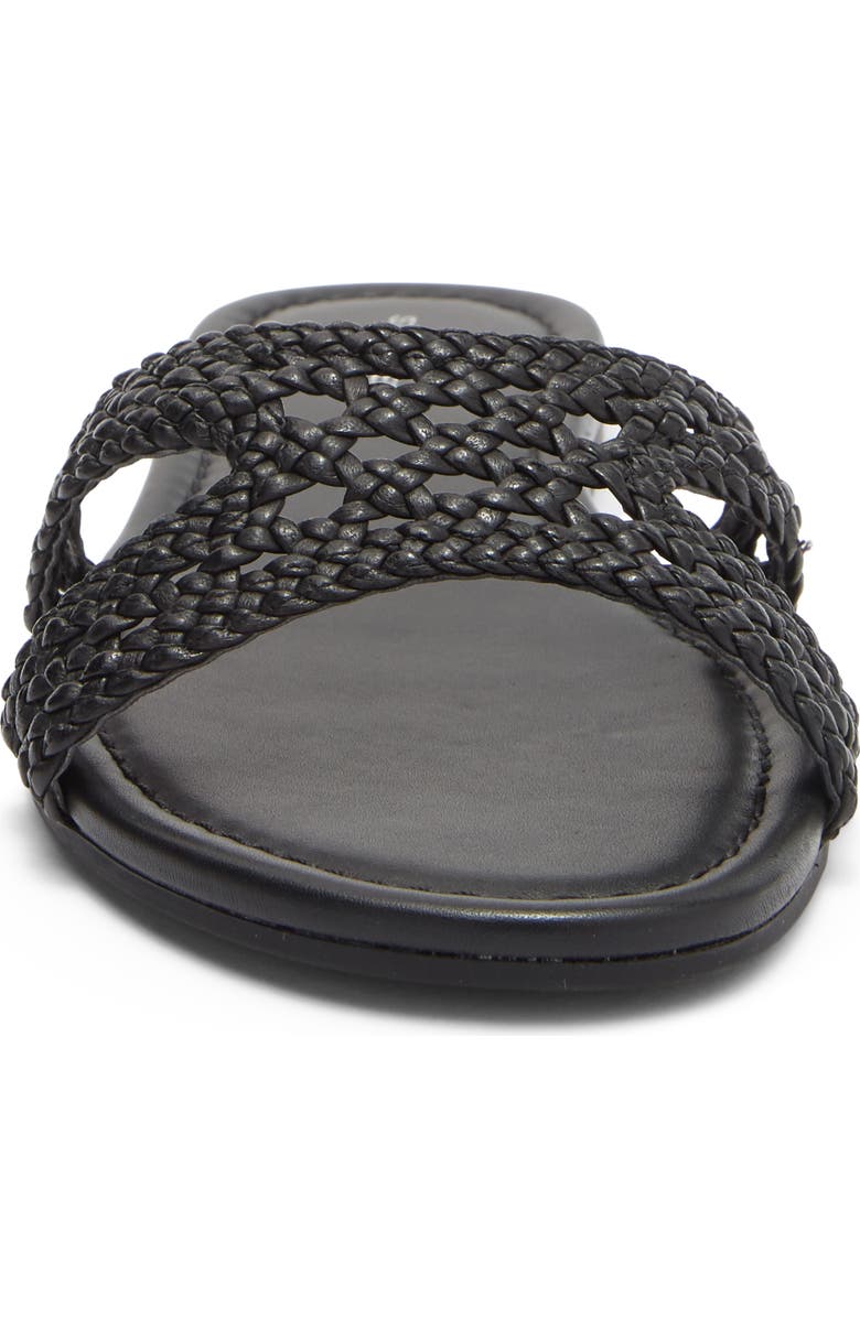 Stuart Weitzman Briar Slide Sandal, Alternate, color, Black