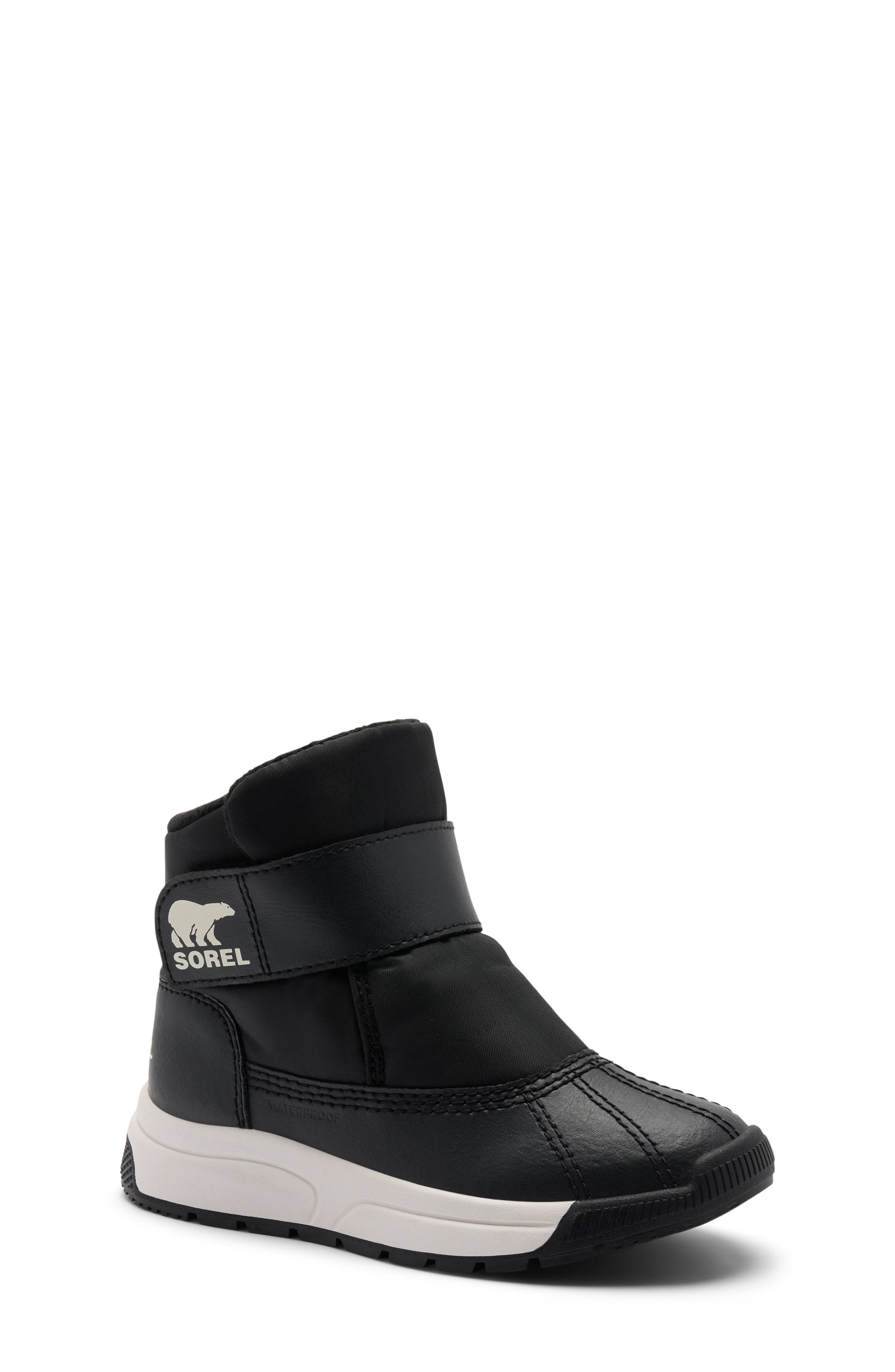Kids' Whitney III Insulated Waterproof Snow Boot, Main, color, BLACK/ BLACK