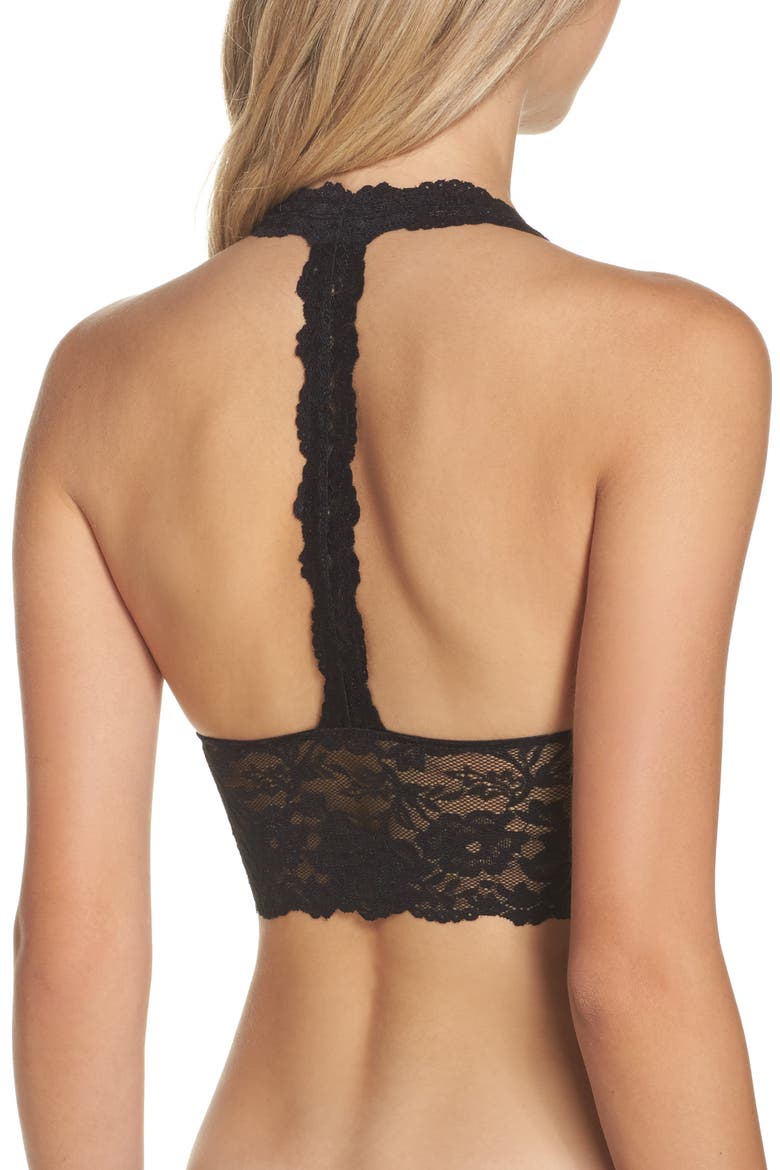 Intimately FP Heartbreaker Longline Bralette, Alternate, color, BLACK