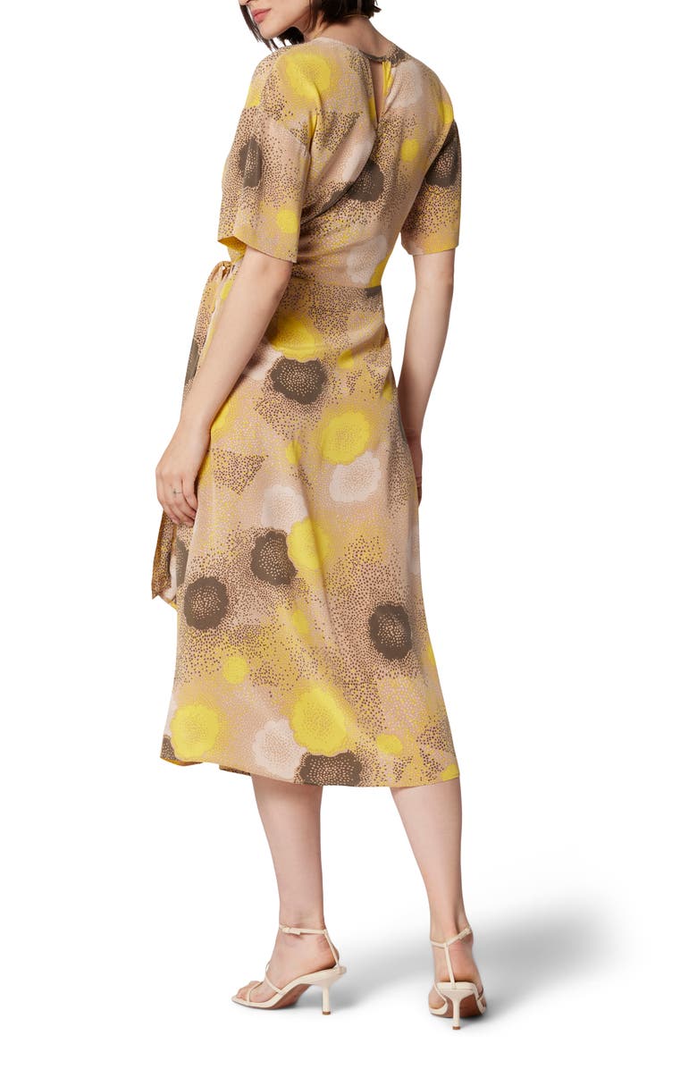 Equipment Korinne Silk Wrap Dress, Alternate, color, Praline Multi