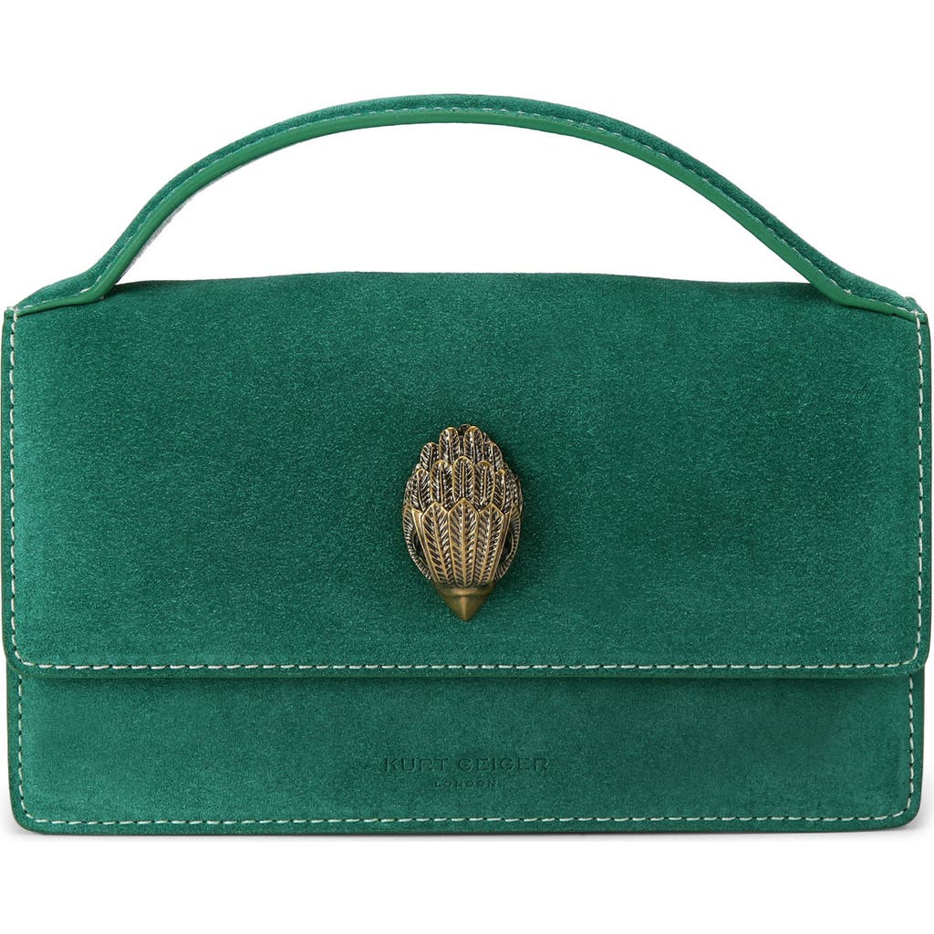 Kurt Geiger London Small Bond Top Handle Bag In Green
