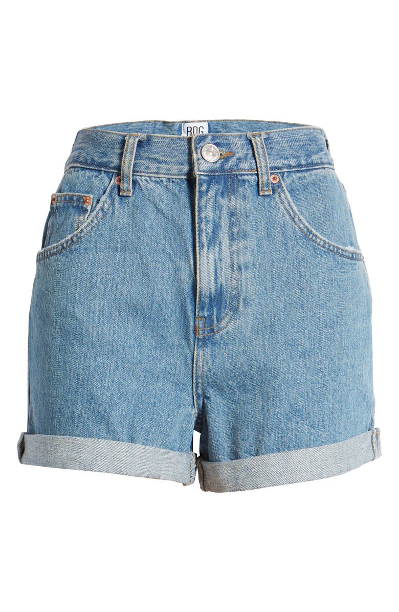 BDG Urban Outfitters Roll Hem Mom Shorts, Alternate, color,