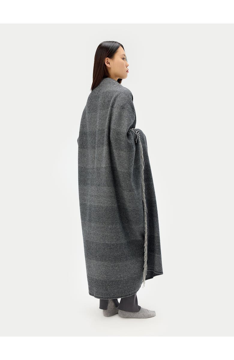 GOBI Mongolian Cashmere Cashmere Super Soft Throw, Alternate, color, Charcoal