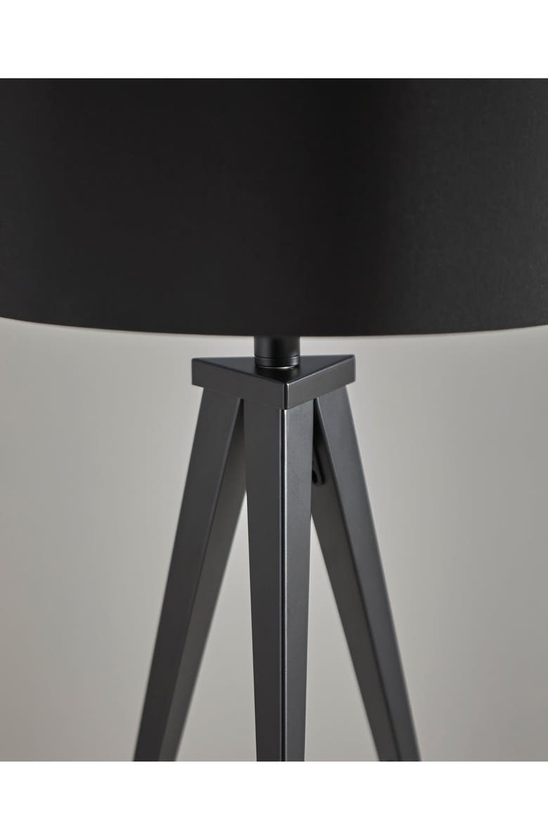 ADESSO LIGHTING Director Floor Lamp, Alternate, color, Black