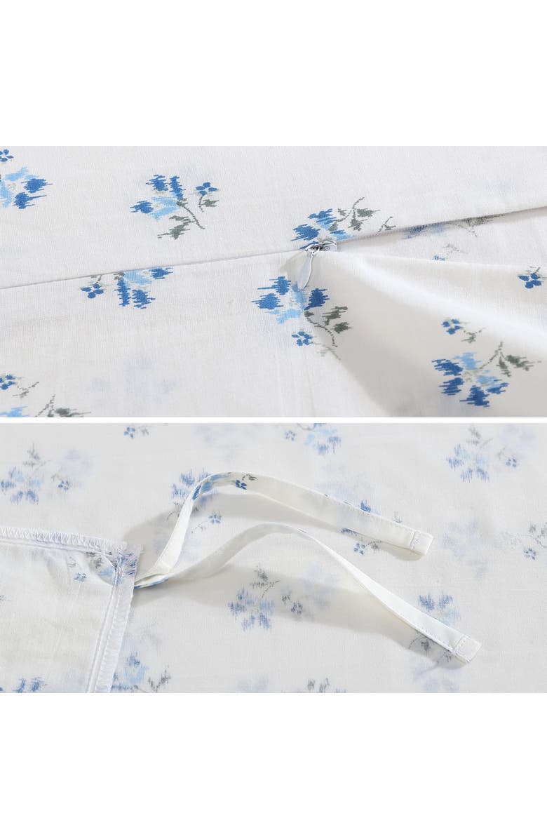 STONE COTTAGE Sketchy Ditsy Cotton Percale Comforter & Sham Set, Alternate, color, Lt-Pastel Blue