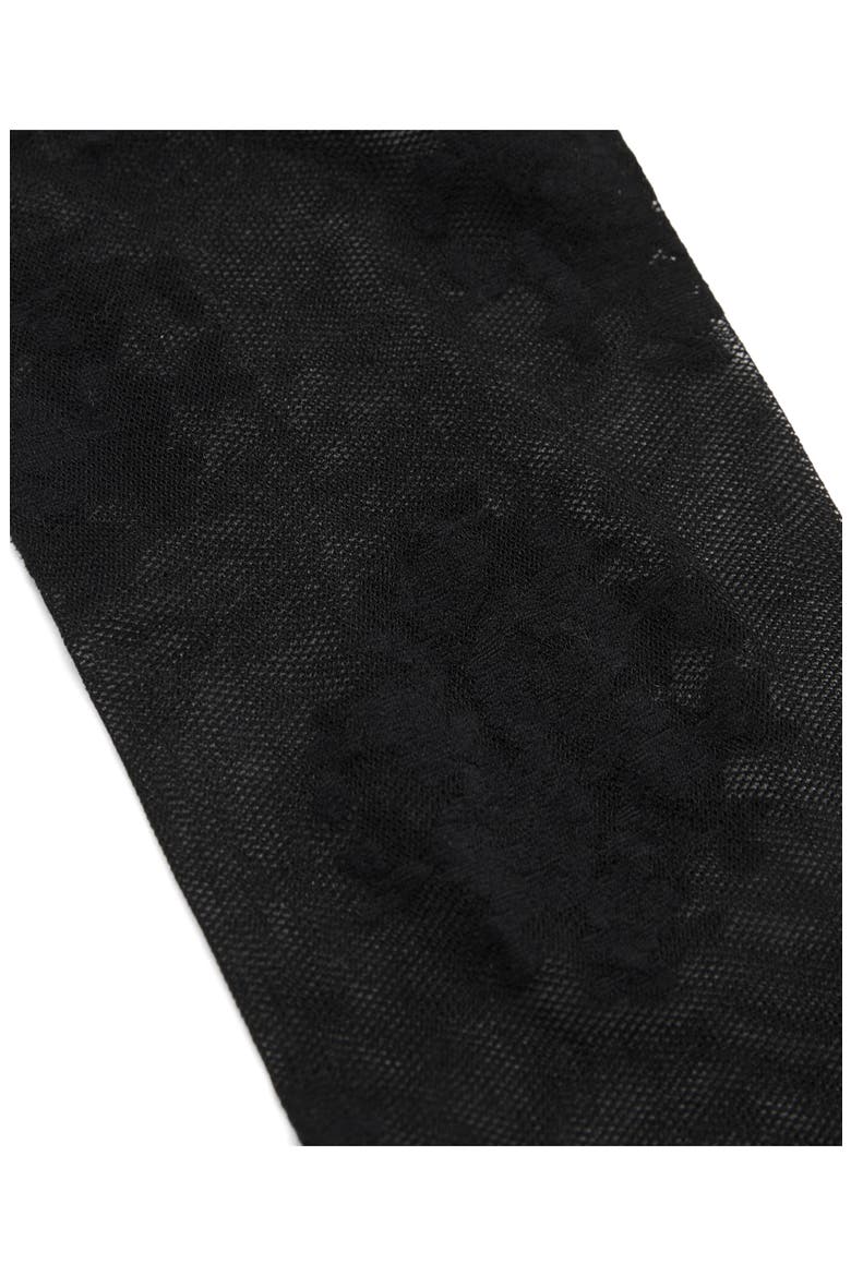 Floral Jacquard Tights, Alternate, color, BLACK