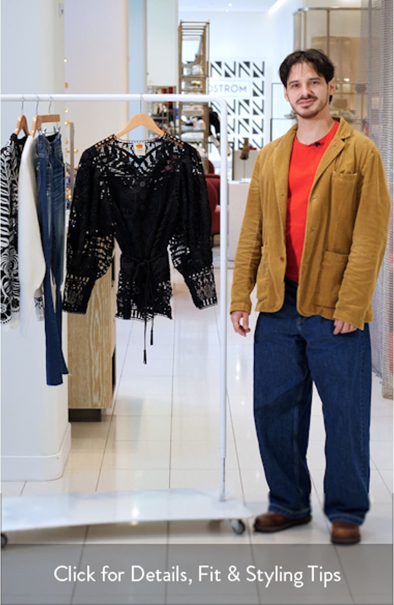 Guipure Lace Top, sales video thumbnail