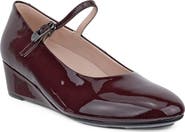 ECCO Elevate Leather Wedge Mary Jane