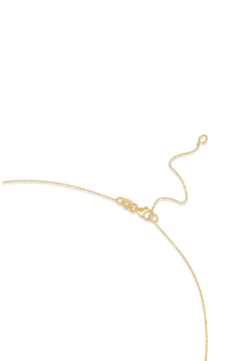 14K Gold Cutout Heart Pendant Necklace, Alternate, color, 14K YELLOW GOLD
